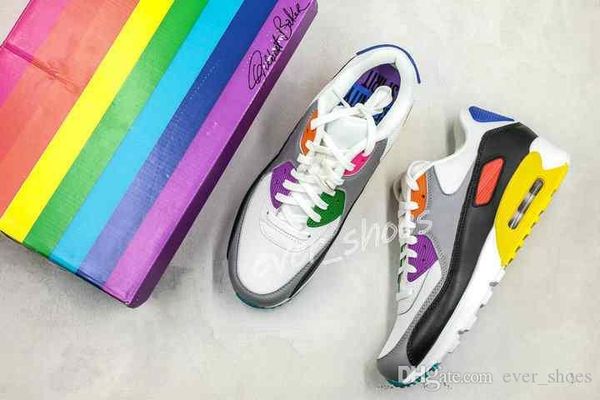 

новый be true 2019 rainbow cj5482-100 betrue мужские кроссовки кроссовки классический дизайнер спортивные тренеры chaussures 90s обувь с кор