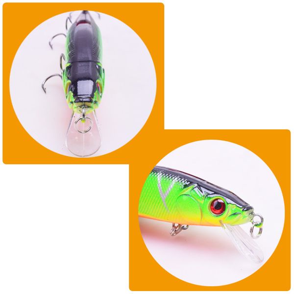 

Minnow fi hing lure 14g 22 5g floating artificial hard bait ba wobbler lure crankbait pike treble hook tackle