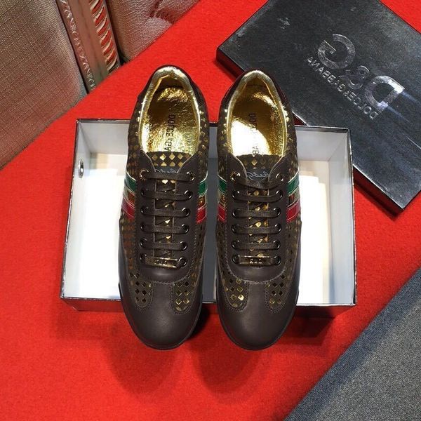 

duping520 coffee casual shoes men dress shoes moccasins loafers lace ups monk straps boots drivers real leather sneakers, Black