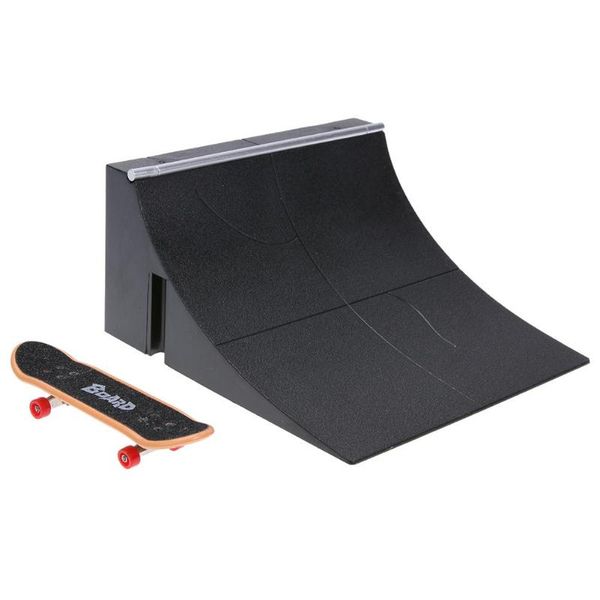 

training games finger skating board with ramp parts track kids toys gift