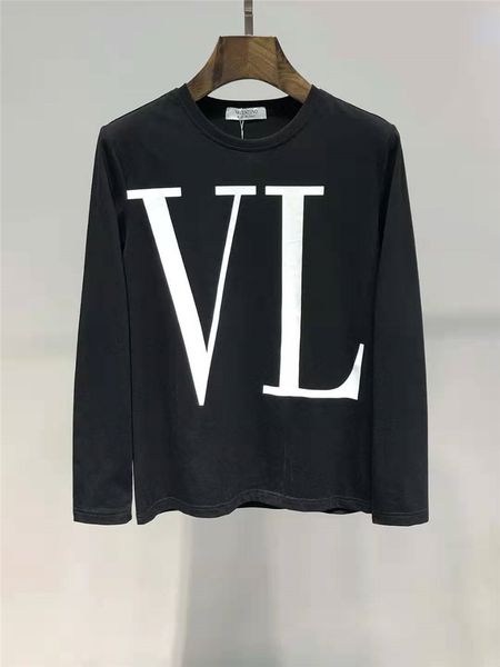 

мужская дизайнерская толстовка весна осень бренд свитер письма печати для мужчин и женщин с длинными рукавами повседневная бренд пиджаки бал, Black