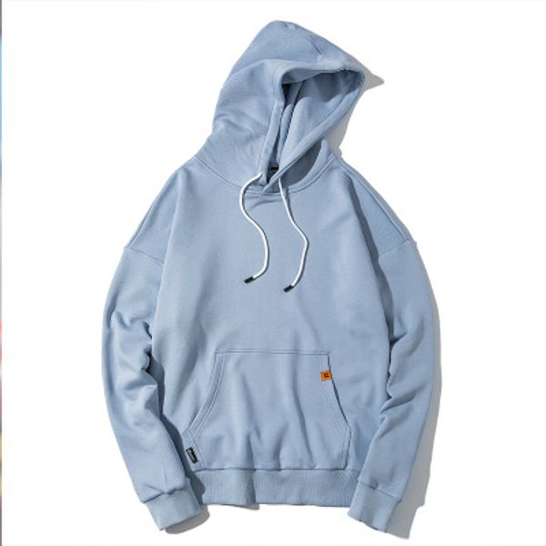

fashion men and women luxury hoodies with hooded new arrival solid color hoodie hip hop style streetwear mens clothes, Black