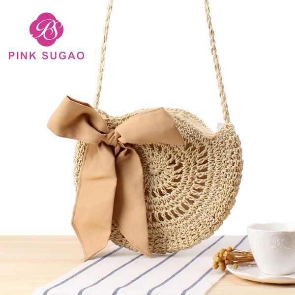 

Pink sugao 2019 brand fashion luxury designer bags designer handbags designer luxury handbags purses straw handbag travel crossbody bag