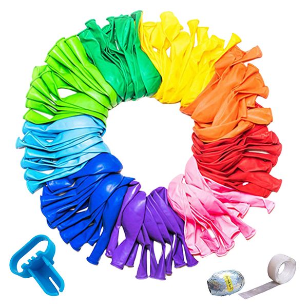 

rainbow party latex balloons birthday decoration balloon wedding supplies