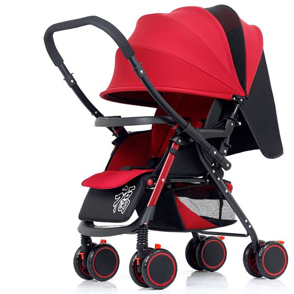 

легкие складные четырехосный детские тележки могут сидеть могут ли двухсторонние нажмите автомобили младенческой зонт коляска dinner автомоб