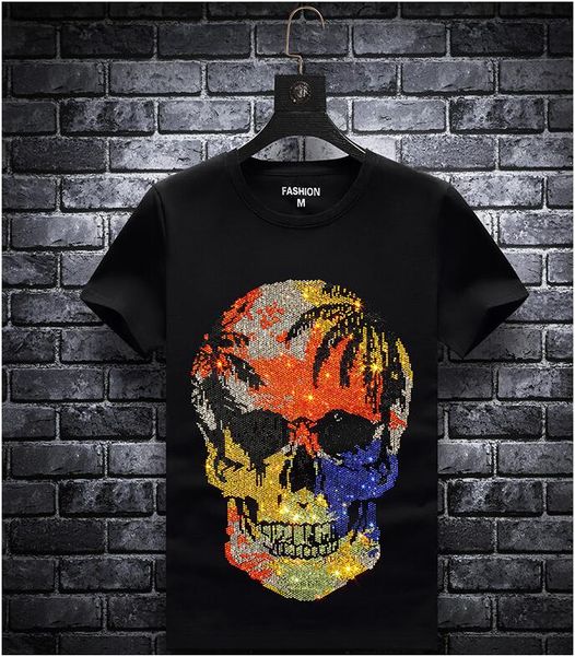 

mens short sleeve tshirts plus size 4xl tee shirts homme men t shirts summer male tshirts drill t shirt homme, White;black