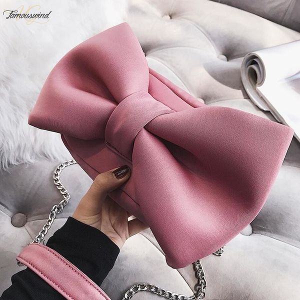 

korean sweet girl clutch fashion new velour womens designer handbag quality velvet hand bag big bow shoulder crossbody bags