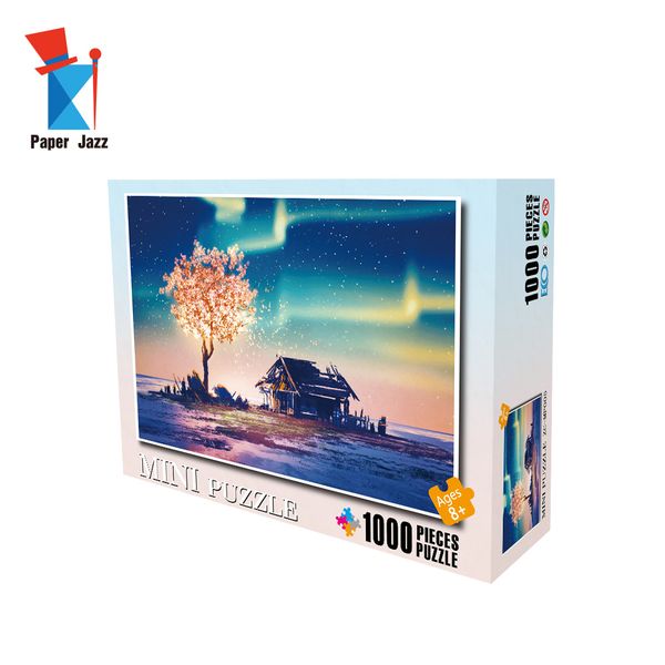 

polar impression diy 1000 pieces cardboard mini jigsaw puzzle for adults puzzle games