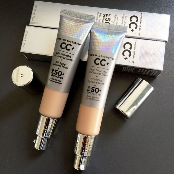 

cc cream your skin but better cc cream color correcting illuminating full coverage foundation cream spf50 32ml medium light
