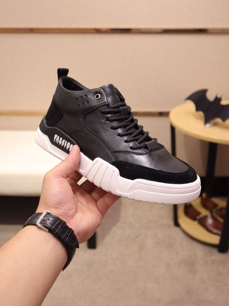 

new designer low black leather flower embroidery casual shoes fashion luxury sneakers for mens 38-44