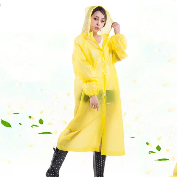 

non disposable hooded raincoat long thicken poncho outdoor hiking rain coat waterproof windproof rainwear fashion portable poncho vt1665