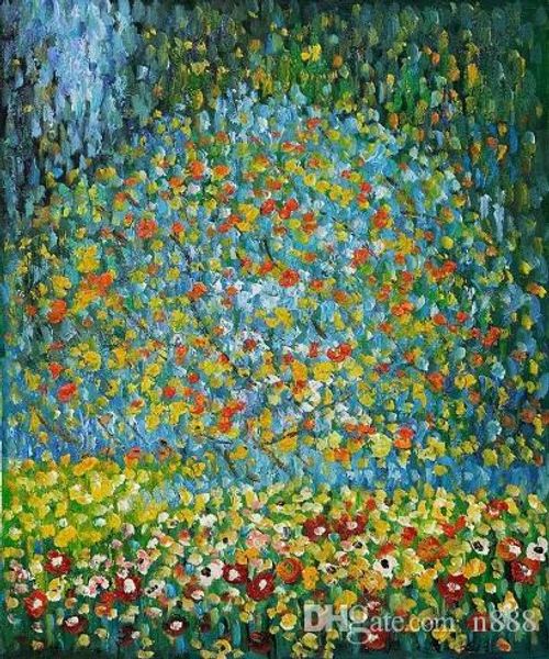 

famous gustav klimt - apple tree i handpainted hd print abstract art oil painting home deco on canvas gs02