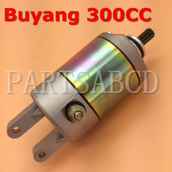 

partsabcd buyang 300cc atv quad d300 g300 atv starter motor original parts
