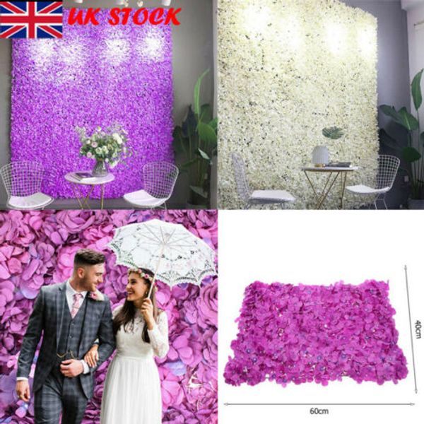 

Artificial Fake Flower Hydrangea Wall Panel for Bouquet Wedding Party Home Decor