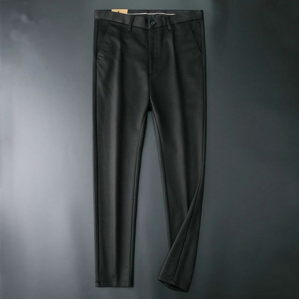 

burberri моды leisure мужские брюки люкс бизнес бутик тенденция дикарь брюки хлопка удобные брюки breathabl продавая, Black