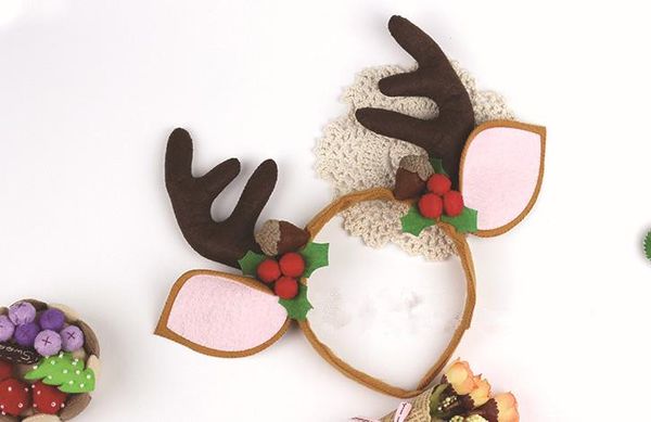 

чувствовал поделку корабля рождества оголовья сант xmas party decor двухленточного волос застежка голова обруч игрушка