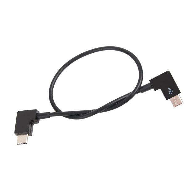 

30cm usb type-c right angle 90 degree data sync charging extension cable
