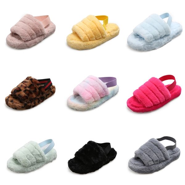 

girls slippers 2020 cartoon shoes children closed-toe sports beach shoes anti-slip fashion kids summer girls size 24-29 #178, Black