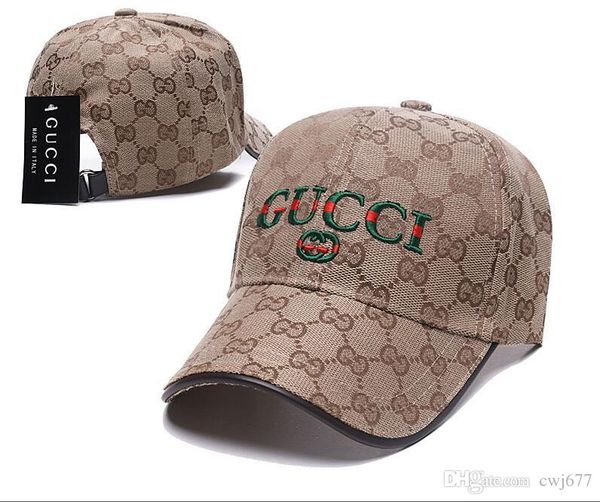 

НОВЫЙ 2019 GUCCI Лучшие Продажи роскошный дизайнер Cap Snapback Бейсболки Досуг Регулируемые Snapbacks Шляпы Casquette открытый гольф спорт