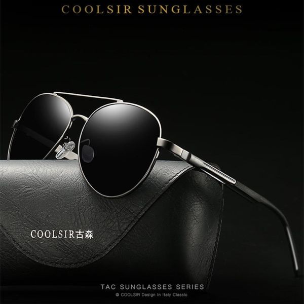 

men's new polarizing sunglasses classic dazzle big framed glasses 6063 polarizing sunglasses, White;black