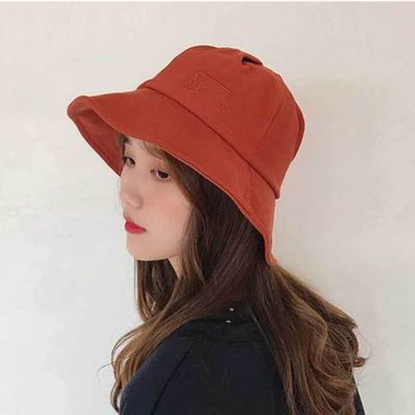 

new chun xia han edition fisherman hatbasin hat feminine tide hat vogue contracted 100 build literary hat, Blue;gray