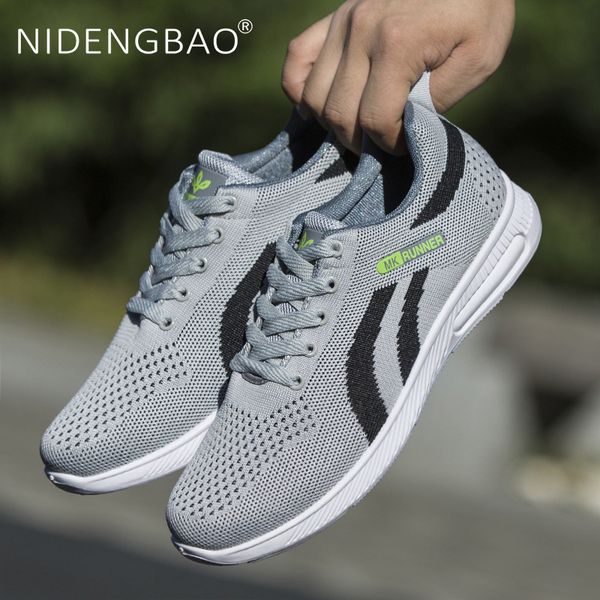 

men running shoes breathable sports outdoor sneakers male lace-up athletic footwear comfortable walking sneakers zapatillas