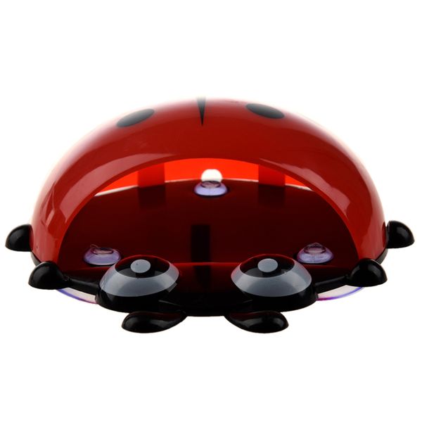 

convenient bathroom toothbrush stuff ladybug wall suction holder