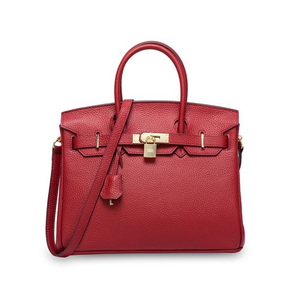 

Сумочка из натуральной кожи с ручкой-замком Сумка Tote Дизайнерская вдохновленная