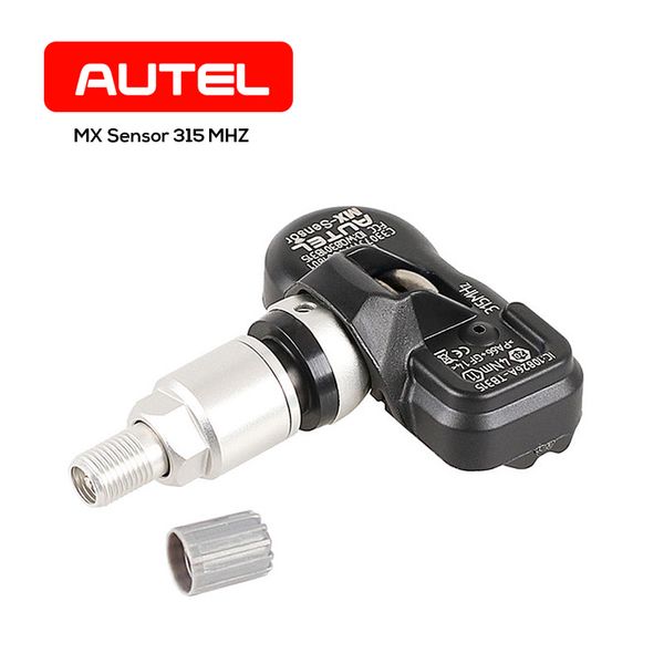 

4pcs/ lot autel universal mx- sensor 315mhz metal tpms sensor program/ relearn/ clone tire pressure for promotion