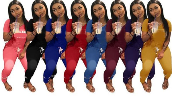 

women letter print 2 two piece set and pants women tracksuit 2018 spring plus size casual outfit sweatshirt women sweatsuits, Gray