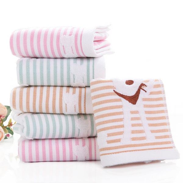 

1pcs cartoon pattern cotton soft towel for children thick bath towel bathroom hand face shower towels 250x500mm beach+towels