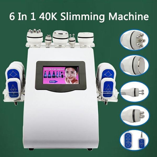 

новый горячий 6 в 1 кавитации youtube вакуумная радиочастота для похудения машина для спа быстрая бесплатная доставка