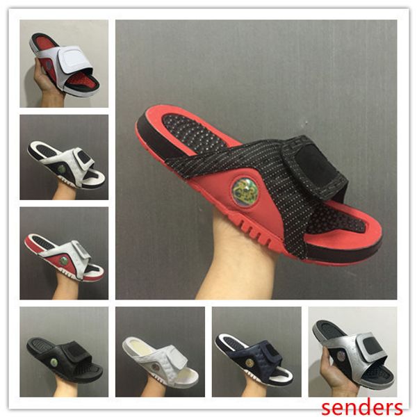 

new 13 slippers 13s blue black white red women house indoor rubber designer sandals hydro slides basketball shoes casual running sneakers