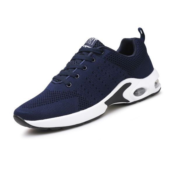

men causal shoes wide mesh comfortable sneskers male fashion outdoor basketsball jogging shoes for men, Black