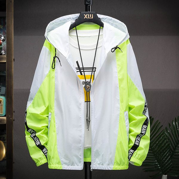 

2020 ultra-light spring summer men's hooded jacket fashion sunscreen thin windbreaker bomber jacket casual zipper coats s-5xl, Black;brown