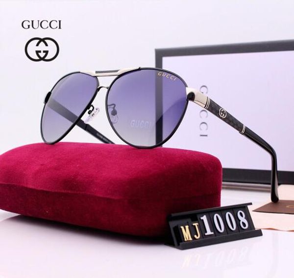 

new luxury sunglasses for mens and women brands designers sunglasses wrap sun glass pilot frame coating g1 gucci s, White;black