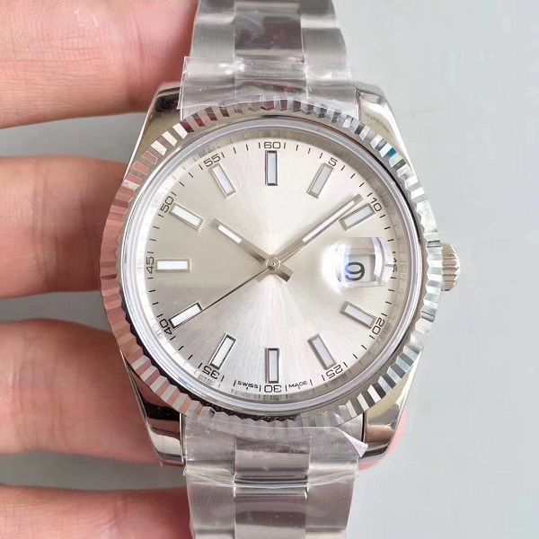 

stainless steel datejust 2813 automatic mechanical movement wristwatches men mens sport watch watches, Slivery;brown