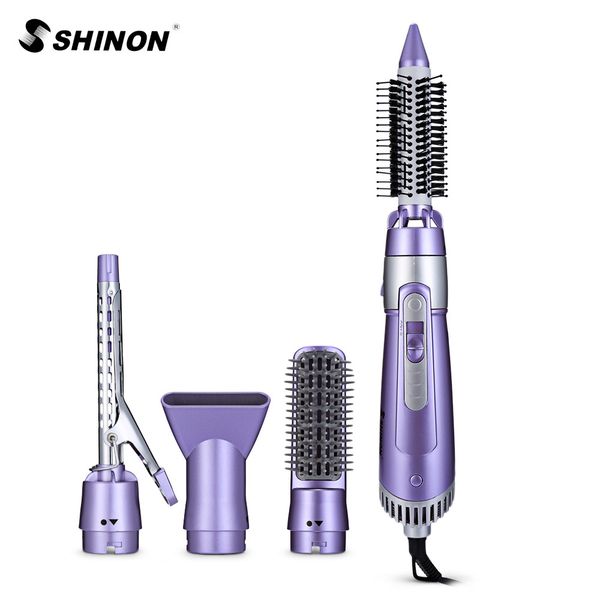 

shinon sh - 9822 - 6 hair styling tool set 5-in-1 electric dryer curler brush comb