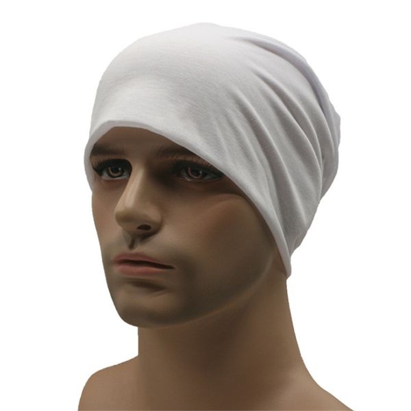 

2018 moda mujeres hombres skullies punto invierno gorra casual gorros hip-hop snap slouch skullies gorrodoble capa