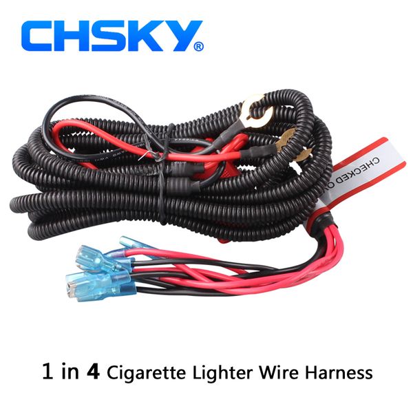 

chsky высокого качества электропроводка подходит для автомобильного прикуривателя usb разъем питания автомобильное зарядное устройство адапт