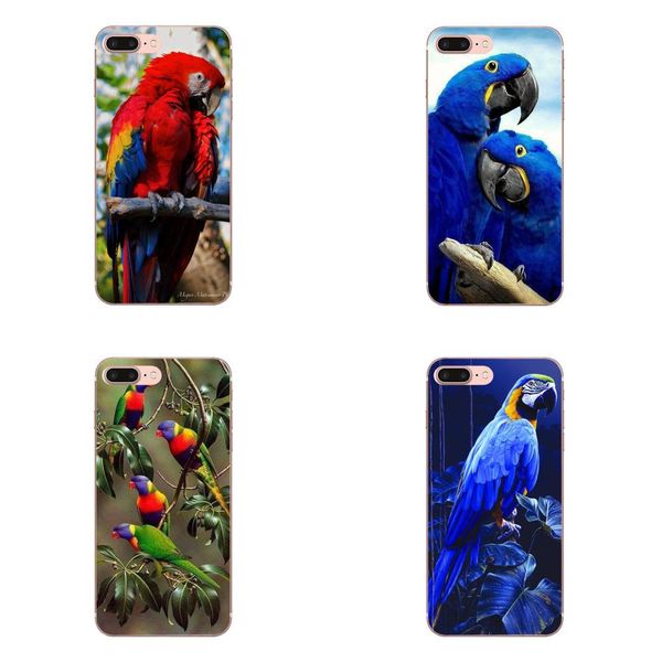 

пользовательские мягкие чехлы для apple iphone 4 4s 5 5c 5s se 6 6s 7-11 plus pro x xs max xr ара попугая