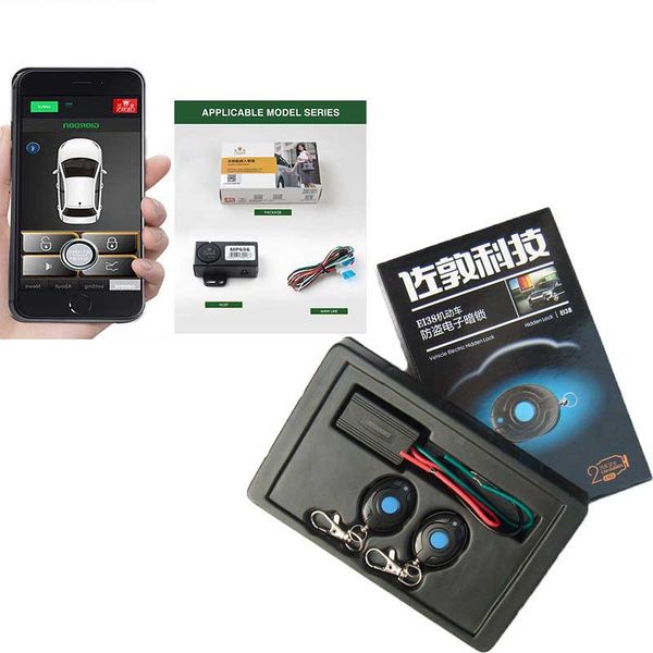 

android app keyless entry car alarm systems smartphone central locking passive trunk + automatic sensor built-in lock