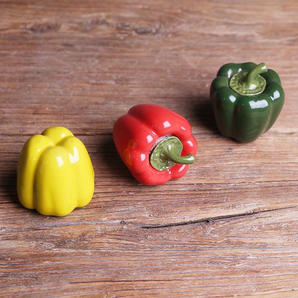 

pepper shape ceramic tea can portable travel carry-on storage tank sealed decoration restaurant decoration home decor