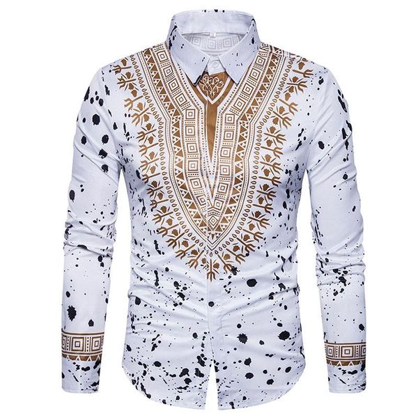 

3d print shirt men 2017 traditional african dashiki men shirt long sleeve slim fit casual mens dress shirts camisas masculinas