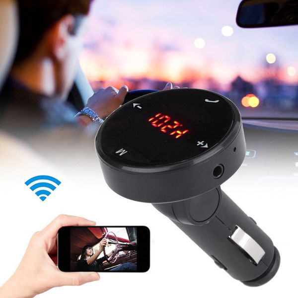 

wireless car bluetooth kit mp3 player usb charger lighter radio bluetooth fm transmitter sd usb charger remote control
