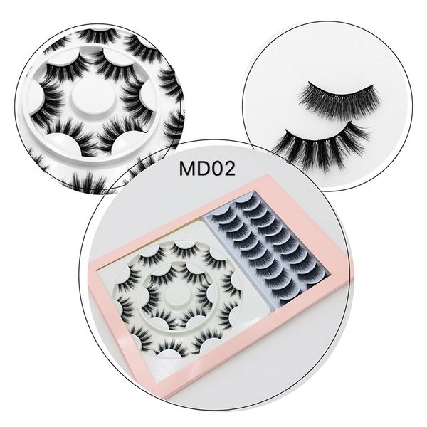 

18 pairs 3d false eyelashes set natural various styles thick fake eyelashes do not hurt eyes make-up beauty tools soft cosmetic