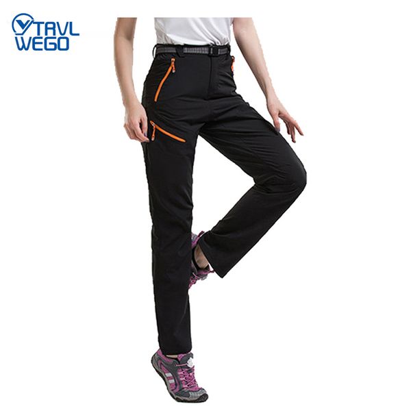 

outdoor pants trvlwego camping & hiking women summer thin quick dry climbing trousers female easy elastic travel black, Black;green