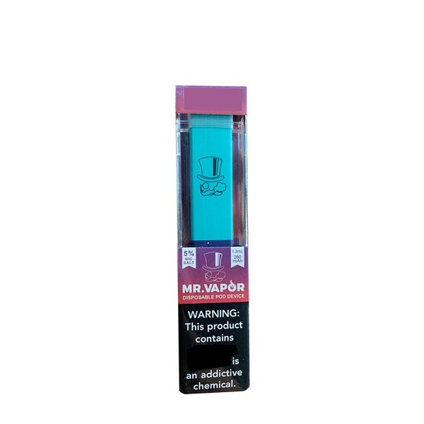 

MR VAPOR Одноразовые устройства Pod Starter Kit 280mAh Батарея Vape Pen VS слоеного бар эон шикарно поп шикарное плюс