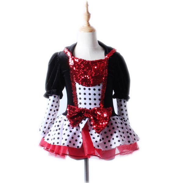 

black velvet sequins black dots ballet tutu for kids girls dance dress adults women dance costumes professional ballet skirts 204, Black;red