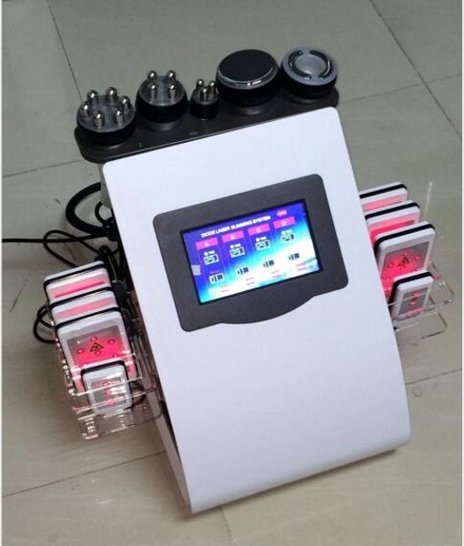 

6 in 1 ultrasound tripolar rf skin tightening cavitation vacuum lipo slimming diode laser ultrasonic cavitation diode laser machine